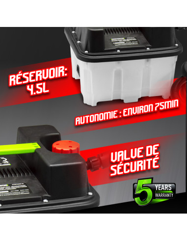 Décolleuse papier peint 2200W - Réservoir 4.5L - Constructor