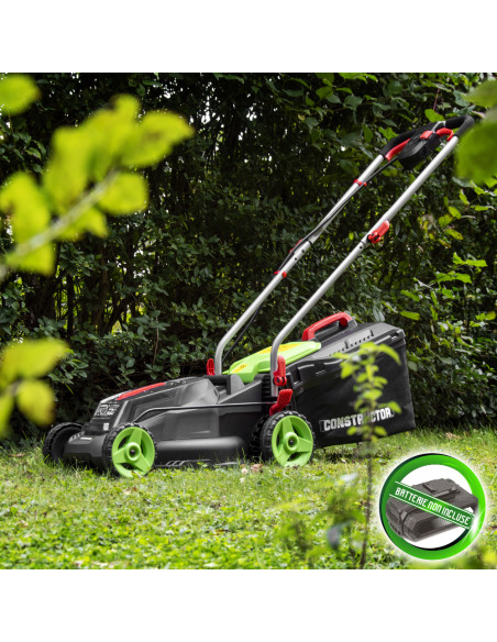Tondeuse à gazon 40V (2x20V) 34 cm - Sans batterie - Constructor