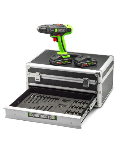 Perceuse visseuse 18V avec percussion -2 batteries