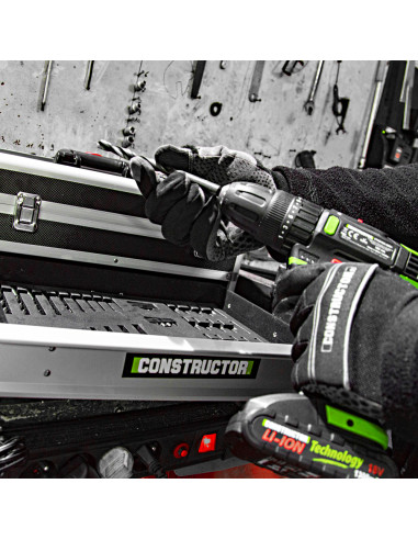 Perceuse visseuse 18V avec percussion -2 batteries