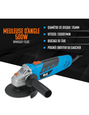 Meuleuse d angle 115mm - Workmen