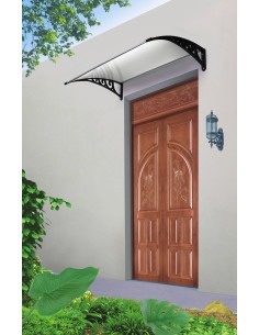 Auvent de porte en polycarbonate 2