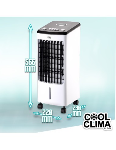 Rafraichisseur d'air Cool Clima 80W - 3L