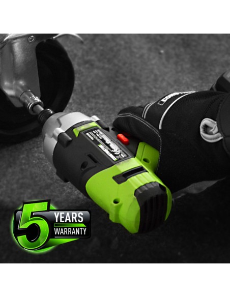 Visseuse à chocs 20V avec batterie 4Ah et chargeur - 140Nm -