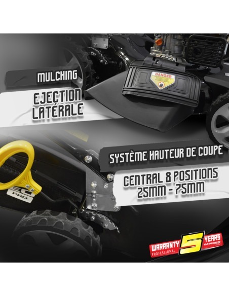 Tondeuse thermique tractée 170 CC - 51 CM