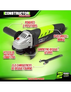 Meuleuse d'angle 800W - 125mm 2