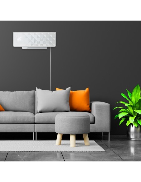 Radiateur céramique mural 2000W avec télécommande et connexion