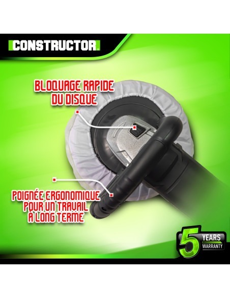 Polisseuse 1200W - 180mm - Constructor