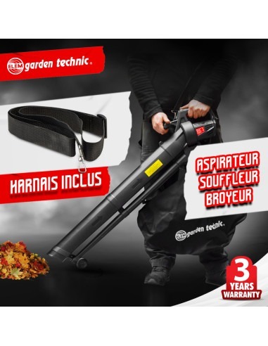 Aspirateur souffleur broyeur 3000W - Elem Garden