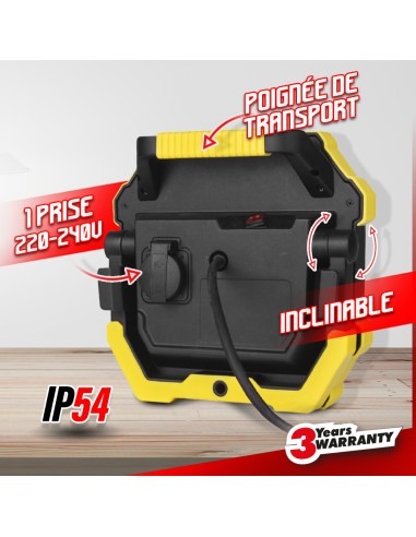 Projecteur led de chantier 40W - I-Watts Pro