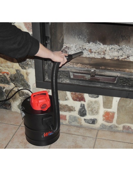 Vide cendres 800W - 15L - 15Kpa avec soufflerie - Filtre Hepa -