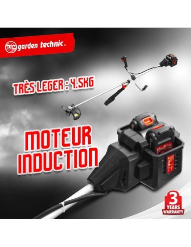 Débroussailleuse rechargeable 40V (2x20V) livrée avec batteries