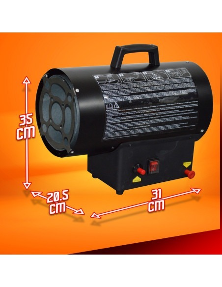 Canon à chaleur au gaz 10 KW/ 34120 Btu/H - Warm Tech