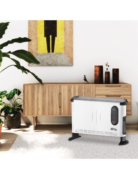 Convecteur électrique mobile 3000W avec soufflerie - 3