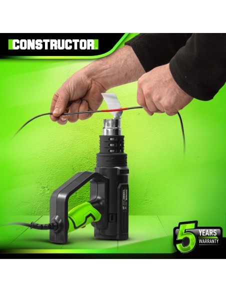 Décapeur thermique 2000W livré en coffret avec 4 accessoires -