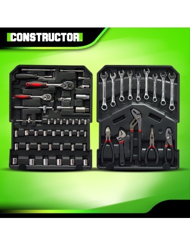 Trolley multi outils 820pcs avec poignée téléscopique -