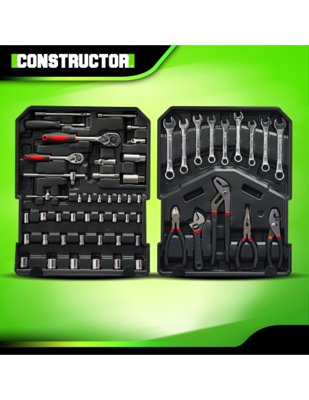 Trolley multi outils 820pcs avec poignée téléscopique -