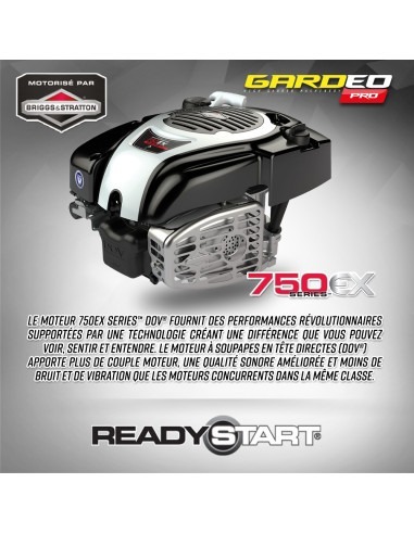 Tondeuse thermique tractée 161CC avec moteur Briggs and