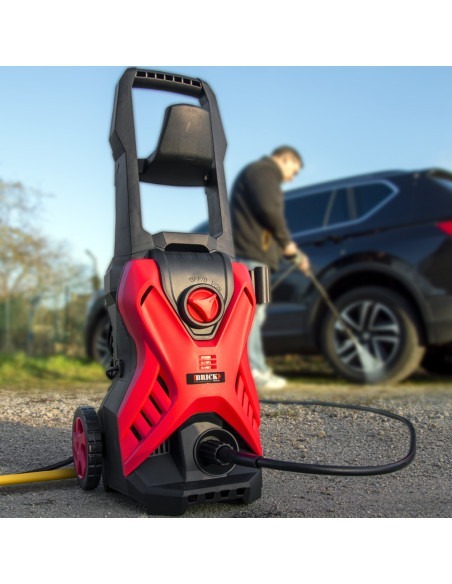 Nettoyeur haute pression 1700W - 135 bars sur roues - Buse