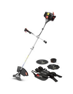 Débroussailleuse thermique 52cc - bobine + 3 lames - Elem Garden