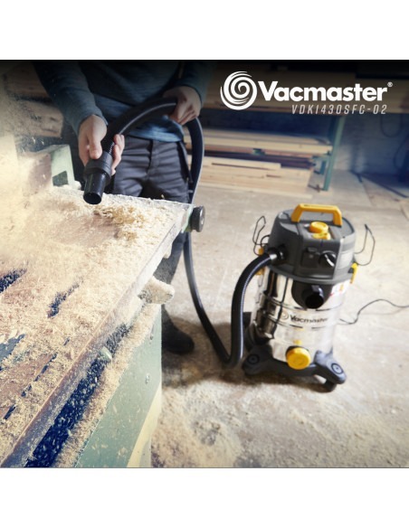 Aspirateur eau et poussières 1400W avec fonction décolmatage -