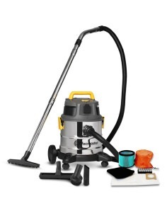 Aspirateur eau et poussières 1600W - 20L inox - 27 Kpa avec