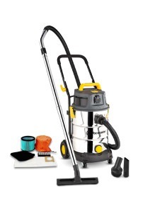 Aspirateur eau et poussières 1600W - 30L inox - 27 Kpa avec