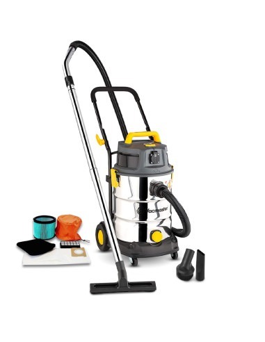 Aspirateur eau et poussières 1600W - 30L inox - 27 Kpa avec