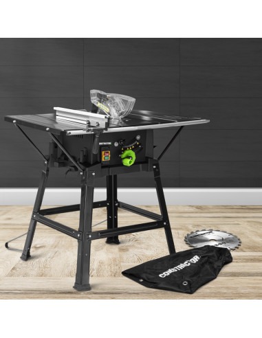 Table scie circulaire 2000W - 254mm - Livrée avec 2 lames (24