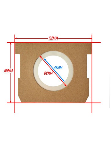 Lot de 5 sacs pour aspirateur 30L - Vacmaster