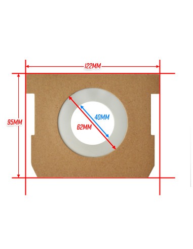 Lot de 5 sacs 30L pour particules fines Vacmaster Professionnal