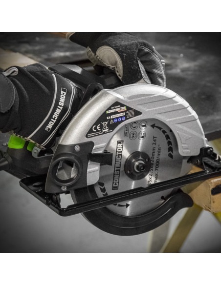 Scie circulaire 1200W avec lame de 185mm - Constructor