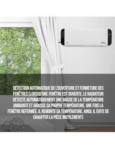 Radiateur céramique mural 2000W - Warm Tech