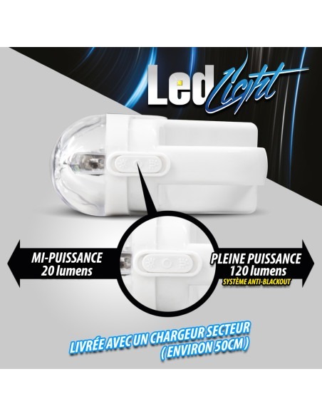 Lampe de secours portative 24 Leds - Anti blackout