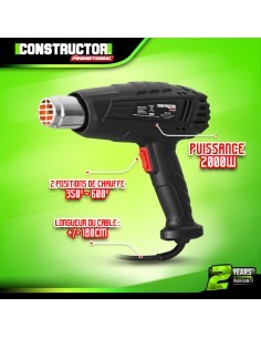 Décapeur thermique 2000W - Constructor Promotional 2