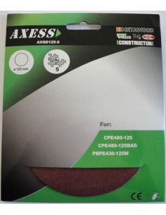 Disque abrasif 125mm - Set de 5