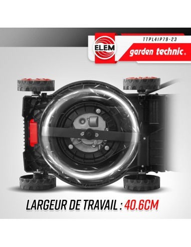 Tondeuse thermique poussée 79.8CC avec carter en plastique -