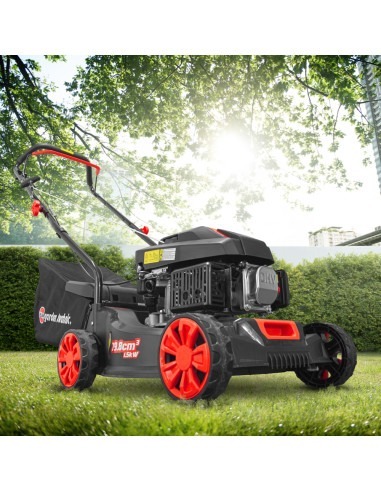 Tondeuse thermique poussée 79.8CC avec carter en plastique -