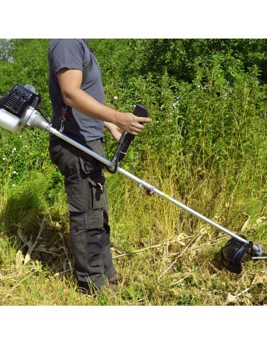 Débroussailleuse thermique 43cc - bobine + lame - Elem Garden