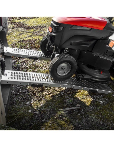 Lot de 2 rampes pliables en acier galvanisé 160cm - Charge max