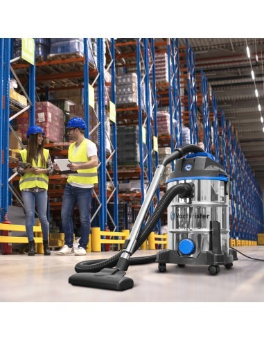 Aspirateur eau et poussières 1400W - 30L inox - 18 Kpa avec