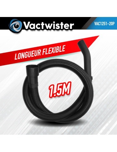 Aspirateur eau et poussières 1250W - 20L plastique - 18 Kpa