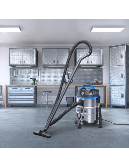 Aspirateur eau et poussières 1250W - 20L inox - 18 Kpa avec