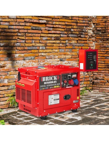 Groupe électrogène diesel avec démarrage électrique max 7500W +