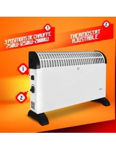 Convecteur 2000W - Warm Tech 2