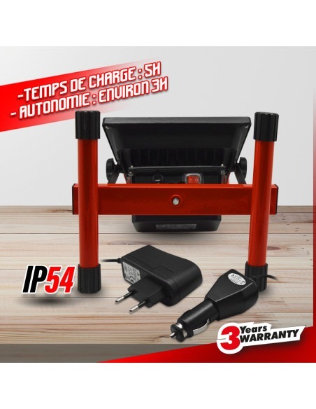 Projecteur led rechargeable de chantier 20W - I-WATTS