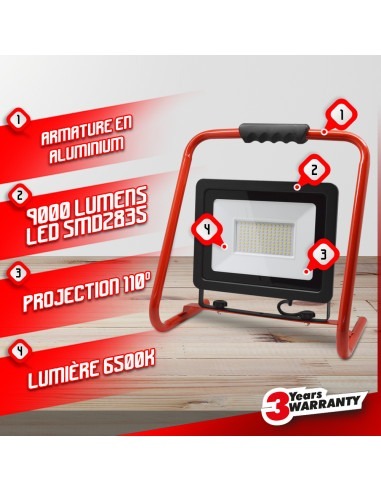 Projecteur led de chantier 100W - I-Watts Pro