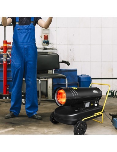 Canon à chaleur 30 KW diesel avec thermostat et roues - 720