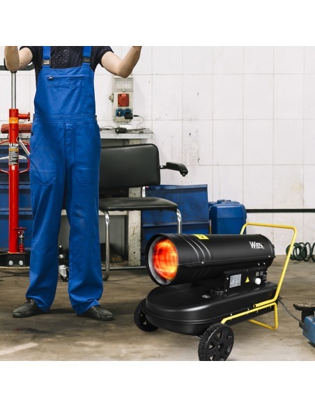 Canon à chaleur 30 KW diesel avec thermostat et roues - 720