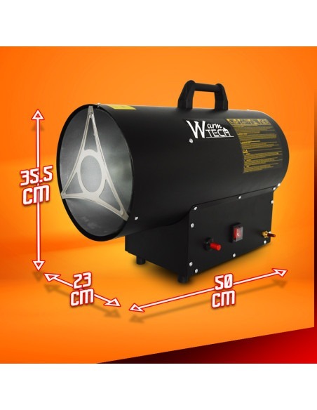 Canon à chaleur au gaz 30 KW - 650m³/H - Warm Tech